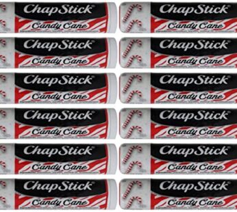 ChapStick Limited Edition Candy Cane, 12CT REFILL .15OZ