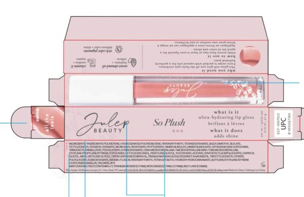 Julep So Plush Hydrating Lip Gloss - All the Feels - High-Shine Hydrating Lightweight Lip Color - Non-Sticky Formula - Vitamin E Soothes and Repairs L - Image 9