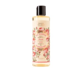 Panier des Sens ? Rose Shower Gel – Foaming Body Wash Women & Men – Moisturizing Body Soap with Shea Oil – 96% Natural Ingredients Body Care – Vegan L