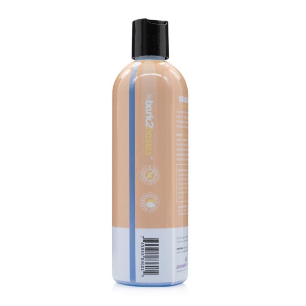 Bark2Basics Brighten White Dog Shampoo 16 oz - Natural, Chamomile, Revives Vibrant Natural Color of Coat, Lustrous Shine, Whitens, Removes Stains, Pro - Image 2