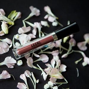 Aromi Chocolate Brown Liquid Lipstick | Dark Brown Nude Lip Color, Vegan and Cruelty-free, Long-lasting, Waterproof, Handmade (Magnetic Mahogany) - Image 5