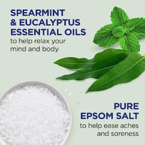 Dr Teal's Foaming Bath with Pure Epsom Salt, Relax & Relief with Eucalyptus & Spearmint, 34 fl oz (Packaging May Vary) - Image 3