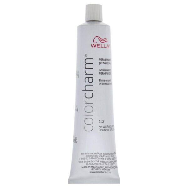 COLORCHARM Permanent Gel Hair Color for Gray Coverage, 1N/051 Black, 2 oz - Image 2