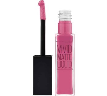 Maybelline New York Color Sensational Vivid Matte Liquid Lipstick, Twisted Tulip, 0.26 fl. oz.