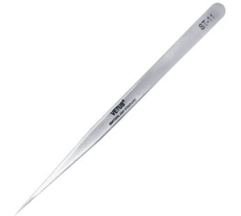 LASHVIEW Lash Tweezer, Vetus Stainless Steel Straight Isolation Eyelash Tweezer, Anti-static Pointed Tweezers for Profissional Grafting Eyelash Extens