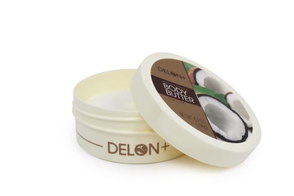DELON Intense Moisturizing Body Butter, 6.9 Oz (Single) (Coconut) - Image 3