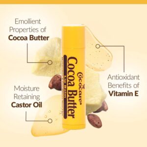 Cococare Cocoa Butter Lip Balm - The Little Yellow Stick Enriched with Natural Cocoa Butter - Conditions & Protects Lips with Hydrating Formula - 0.15 - Image 5