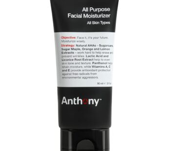 Anthony All-Purpose Facial Moisturizer ? Men?s Hydrating Lotion for Dry Skin ? Lightweight, Non-Comedogenic, Anti-Aging Formula ? 3 Fl Oz