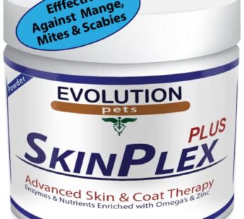 Mange Remedy for Dogs. SkinPlex PLUS Digestive Enzymes ? helps with dog & puppy mange, scabies, and mites. All natural, safe & effective. Made in The