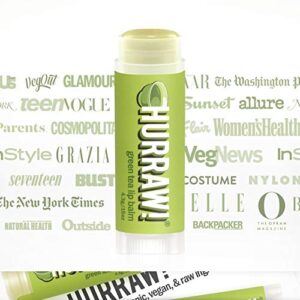 Hurraw! Green Tea Lip Balm: Organic, Certified Vegan, Cruelty and Gluten Free. Non-GMO, 100% Natural Ingredients. Bee, Shea, Soy and Palm Free. Made in USA - Image 5