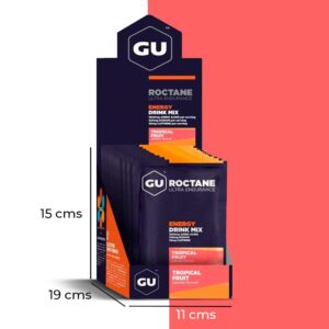 GU Energy Roctane Ultra Endurance Energy Drink Mix, Vegan, Gluten-Free, Kosher, 35mg of Caffeine, and Dairy-Free n-the-Go Energy for Any Workout, 10 S - Image 3