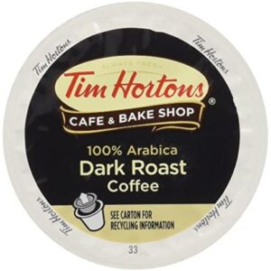 Tim Hortons Dark Roast Single Serve Coffee Cups, 96 Count (Packaging May Vary) - Image 1