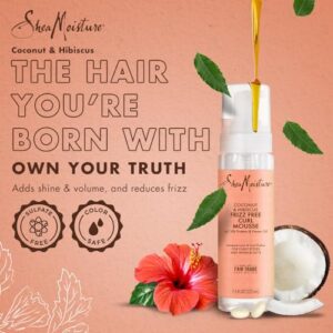 SheaMoisture SHEA MOISTURE Sheamoisture Coconut & Hibiscus Frizz-free Curl Mousse - 7.5 Fl Oz,7.5 Oz (290612 ) - Image 3