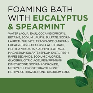 Dr Teal's Foaming Bath with Pure Epsom Salt, Relax & Relief with Eucalyptus & Spearmint, 34 fl oz (Packaging May Vary) - Image 10