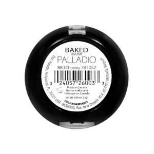 Palladio Baked Blush, Highly Pigmented Shimmery Formula, Easy to Blend and Highly Buildable, Apply Dry for a Natural Glow or Wet for a Dramatic Lumino - Image 3