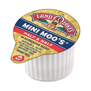 Land O'Lakes Mini-Moo's Half and Half Liquid Creamer, 0.28 oz., 192/Carton (ORG100718) - Image 2