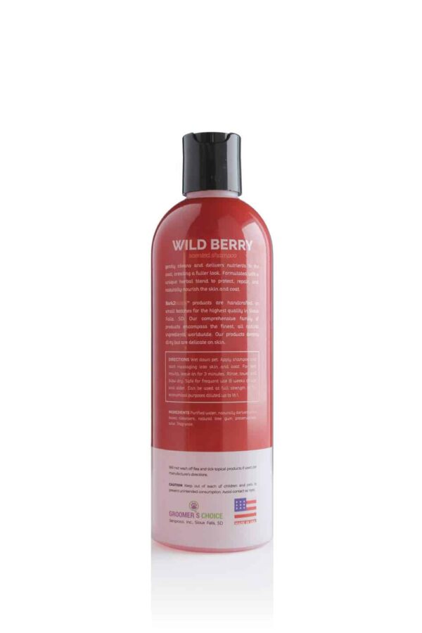 Bark2Basics Wild Berry Dog Shampoo, 16 oz - Naturally Derived, Unique Herbal Blend, For Dry Itchy Skin, Gentle, Moisturizing - Image 3