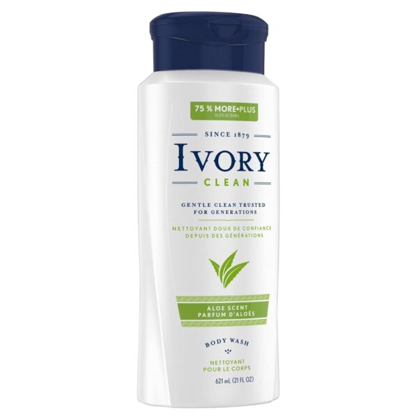 Ivory Scented Body Wash, Aloe 21 oz,Pack of 3 - Image 7