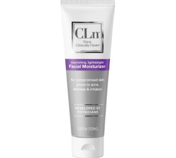 CLn? Facial Moisturizer – Soothes & Calms Skin, Helps Reduce Appearance of Redness, Locks in Moisture without Clogging Pores, Dermatologist & Clinical