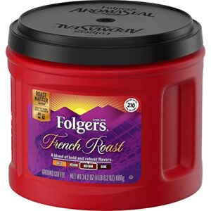 Folgers French Roast Medium Dark Roast Ground Coffee, 24.2 Ounces - Image 6