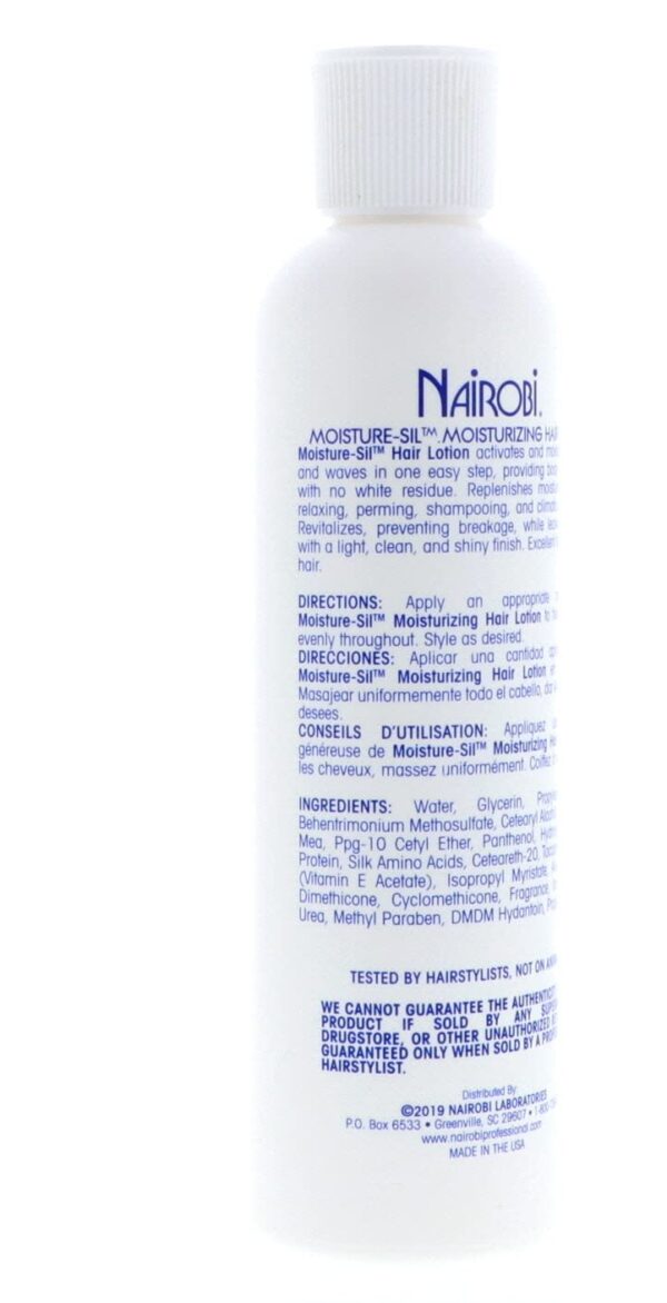 Nairobi Moisture-Sil Moisturizing Hair Lotion Unisex, 8 Ounce - Image 4