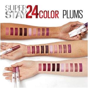 Maybelline SuperStay 24, 2-Step Liquid Lipstick, Extreme Aubergine - Image 12