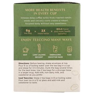 Teeccino French Roast Herbal Tea - Rich & Roasted Herbal Tea That?s Caffeine Free & Prebiotic for Natural Energy, Coffee Alternative, 10 Tea Bags - Image 5