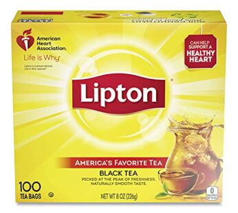 Lipton Black Tea, 100 Bags Per Box