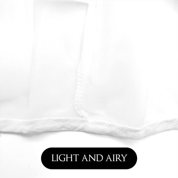 Betty Dain Makeup Protector Hood, Protects Hair and Make Up While Getting Dressed, Nylon Chiffon, Light and Airy, Triple Protection, Zipper closure, M - Image 4