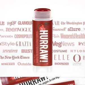 Hurraw! Black Cherry Tinted Lip Balm: (Sheer Red Tint) Organic, Certified Vegan, Cruelty and Gluten Free. Non-GMO, 100% Natural Ingredients. Bee, Shea, Soy and Palm Free. Made in USA - Image 4