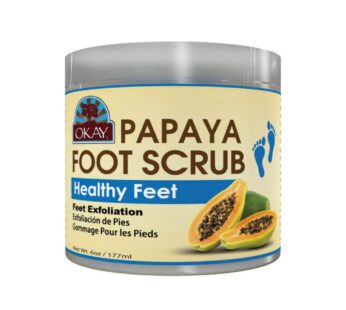OKAY Papaya Foot Scrub 6oz / 177ml
