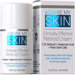 Admire My Skin Potent Retinoid Cream - Anti Aging Retinol Cream Moisturizer to Help Clear Acne Prone Skin, Eliminate Wrinkles and Provide You With Tha - Image 1