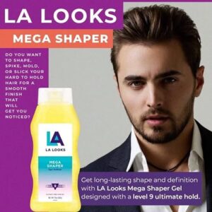 La Looks Gel #9 Mega Mega 20 Ounce (Yellow) (591ml) (2 Pack) - Image 3