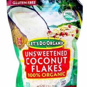 Edward & Sons Trading Co. Unsweetened Coconut Flakes, 7 Ounce (Pack of 12) - Image 1