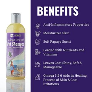 Kenic Kalaya Ultra Moisturizing & Restorative Emu Oil Pet Shampoo- Soap & Paraben Free- Made in USA- for Dogs and Cats - Image 4