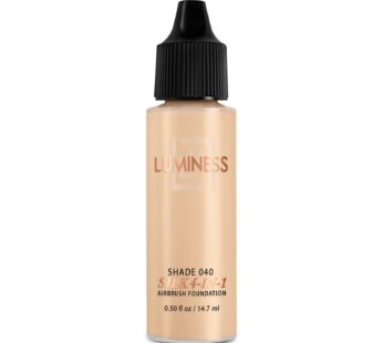 Luminess Air Silk 4-In-1 Airbrush Foundation- Foundation, Shade 040 (.5 Fl Oz) – Sheer to Medium Coverage – Anti-Aging Formula Hydrates and Moisturize