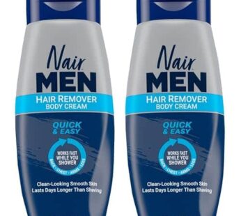 Nair Men Hair Removal Body Cream, 13 Ounce (Pack of 2)