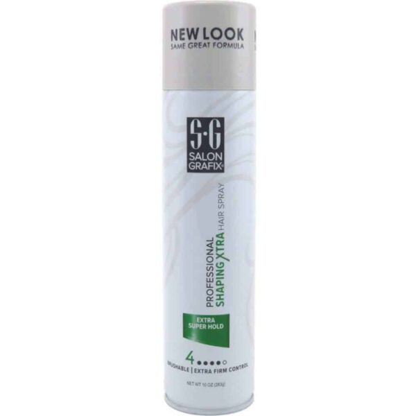 Salon Grafix Profession Shaping Hairspray, Extra Super Hold 4, 10 Oz (Pack of 6) - Image 3