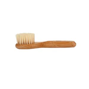 Facial Cleansing Brush - Natural Bristle Wood Handle - Image 3