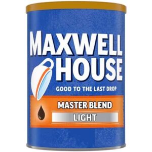 Maxwell House Master Blend Light Roast Ground Coffee (11.5 oz Canister) - Image 1