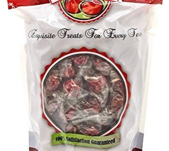 SweetGourmet Wrapped Filled Raspberries Hard Candy | 1.5 Pounds