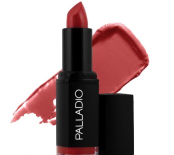 Palladio Herbal Matte Lipstick, Scarlet, Creamy and Full Coverage Long Lasting Matte Lipstick