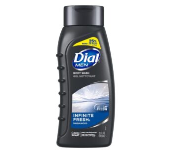 Dial for Men Body Wash, Infinite Fresh, 20 Fluid Ounce (Pack of 3)