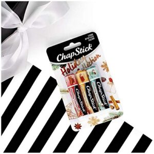 Chapstick Holiday Collection 2017, Pack of 3, Holiday Cinnamon, Caramel Creme & Holiday Cocoa, 0.15 Oz Ea - Image 3