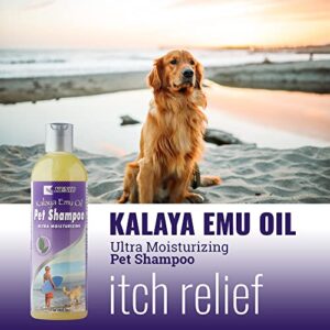 Kenic Kalaya Ultra Moisturizing & Restorative Emu Oil Pet Shampoo- Soap & Paraben Free- Made in USA- for Dogs and Cats - Image 3