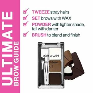 wet n wild Ultimate Brow Kit 963 Dark Brown - Image 3