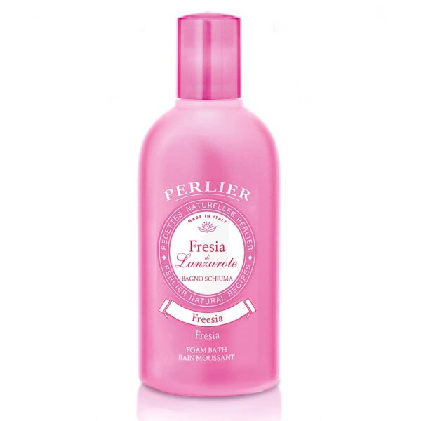 Perlier Freesia Foam Bath - Natural & Calming Aromatherapy Bubble Bath For Women And Men - Rich Foaming Formula Provides Deep Moisturization And Hydra