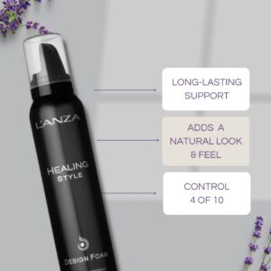 L'ANZA Healing Style Design Foam with Low Hold Effect, Boosts Shine and Adds Body, With UV and Heat Protection to Prevent Sun and Styling Damage (7.1 - Image 3