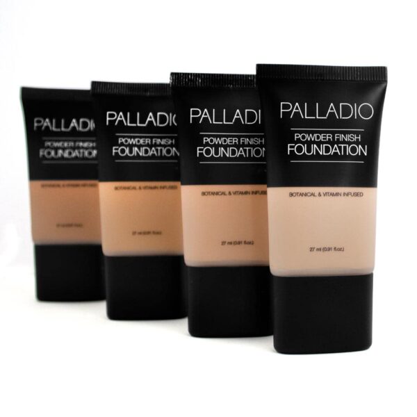 Palladio Powder Finish Liquid Foundation, Natural Matte Appearance, Reduces Fine Lines, Covers Large Pores, Hides Imperfections, All Day Wear, Sheer t - Image 6