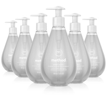 Method Gel Hand Soap, Sweet Water, Biodegradable Formula, 12 fl oz (Pack of 6)